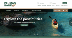 Desktop Screenshot of plumasbank.com